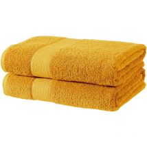Linens Limited 100% Turkish Cotton Hand Towel, Ochre