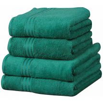 Linens Limited Luxury Supreme 100% Egyptian Cotton Guest Towel, Dark Green