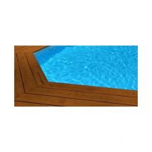 Piscineo - Liner 75/100 compatible Piscine modèle lunda 412 x 119 bleu foncé