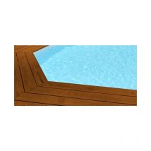 Liner 75/100 compatible Piscine modèle HUDSON 885x485x148 bleu