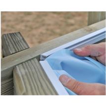 Liner piscine Sunbay Couleur liner: Bleu - Dimensions piscine: Ananas 4,28 x 1,17 m