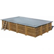 Sunbay - Bâche d'hivernage pour piscine bois rectangulaire Marbella 4,20 x 2,70 m - Gré