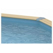 Liner piscine hors-sol Ubbink 400x670xH130cm 75/100ème coloris gris