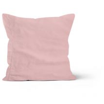 Taie d'oreiller percale rose 65x65 cm