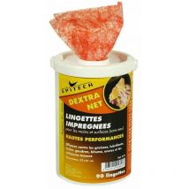 Lingettes impregnees pour mains & surfaces hautes performances - bte de 90