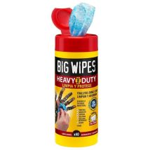 Lingettes industrielles pour les mains – 40 unités – Biodégradables et sans produits chimiques – Peinture et droguerie