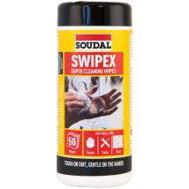 Lingettes Swipex – 50 lingettes – Nettoyage des mains et surfaces lisses – STONELEAF