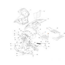 Linke Fussstütze Original Emak Sgs532018472273r