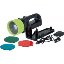 Acculux - Linterna eléctrica UniLux pro negro, verde