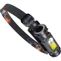 Linterna Frontal led, usb Recargable Linterna de Cabeza 850 Lúmenes Luz Frontal IPX4 Imperméable Lampe