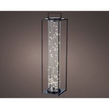 Linterna solar de hierro estable