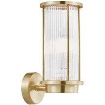 Applique murale LINTON, Brass, Couleur Laiton, E27, H.29.8, IP54 / NORDLUX Extérieur