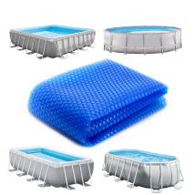 Linxor - Bâche à bulles ronde 6,10m pour piscine - 180 Microns - Bleu