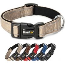 Hundehalsband, (s) verstellbare Länge 30-40 cm, beige - Lionto