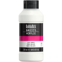Liquitex - 8870304 Basics - Vernice lucida per colori acrilici, protegge dai raggi uv, dalla polvere e dallo sporco, non invecchia, dona una finitura
