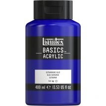 8870325 Basics - Pittura acrilica, Pigmenti per artisti monopigmentati, Resistente alla luce, durevole nel tempo, Finitura satinata, Flacone da 400