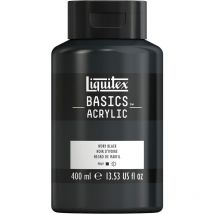 8870336 Basics - Pittura acrilica, Pigmenti per artisti monopigmentati, Resistente alla luce, durevole nel tempo, Finitura satinata, Flacone da 400