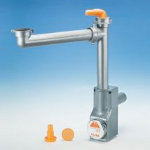 Lira Spa - Kontrollierbarer platzsparender Siphon für Einzelbecken-Spülbeckenabgang Ø40 grau zio 1NT 9.1289.02 Grau