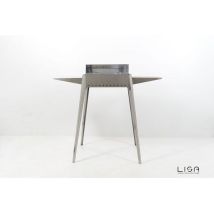 Barbecue A Carbone Lisa Etna Mini Portatile In Acciaio Inox