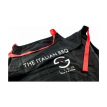 LISA - Delantal de algodón con doble bolsillo frontal