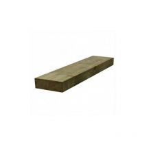 Lisse Basse / Solive / Lambourde 45x145 Pin Traité Classe 4 Marron Raboté - 2 m