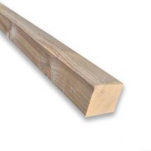 Listello in Legno di Abete da 100 cm, sezione 4x5 cm, Piallato