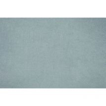 Sommeil De Plomb - Lit 90x190cm avec tête de lit capitonnée velours et sommier tapissier gris bleuté - Hauteur totale : 29cm