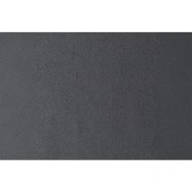 Lit 150x200cm avec tête de lit capitonnée velours et sommier kit gris anthracite - Hauteur totale : 29cm