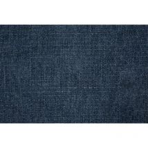 Lit 90x200cm avec tête de lit tapissier tissu et sommier tapissier Bleu - Hauteur totale : 29cm