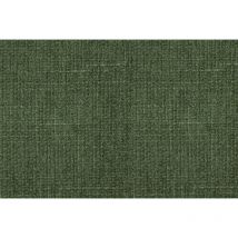 Lit 140x200cm avec tête de lit capitonnée tissu et sommier kit vert - Hauteur totale : 29cm