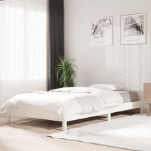 Maison Chic - Lit adulte Contemporain Lit empilable Blanc 90x190 cm Bois de pin massif 26417