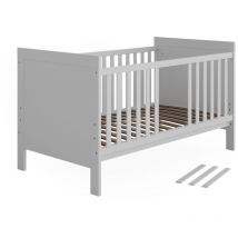 Lit bébé Ajaton, Blanc, 144.4 x 83 cm Vitalispa