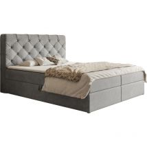 Emporius - Lit 140x200 Polo - Gris (Jasmine 90)