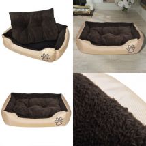 Lit chaud pour chiens avec coussin rembourrée l - Panier Pour Chien - Lit Pour Chien - Couchage Chien - Matelas Chien - Confort Chien - Home & Living