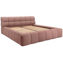 Lit coffre 180 x 200 cm - Tissu - Rose - forvik de Pascal Morabito