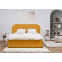 BOBOCHIC - Lit coffre CASSIOPEE 140x190 Jaune