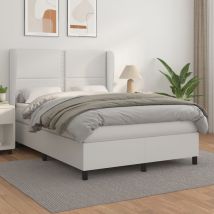 Kalisse - Furniture Limited - Sommier à lattes de lit avec matelas Blanc 14