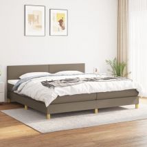 Kalisse - Furniture Limited - Sommier à lattes de lit avec matelas Taupe