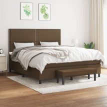 Kalisse - Furniture Limited - Sommier à lattes de lit avec matelas Marron