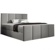 Lit continental Baltimore 154, Zetta 302, Double, Continental, 180x200, Tapisserie, Sommier à lattes, 184x213x103cm