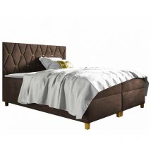Lit continental Baltimore 176, Fresh 4, Continental, Double, 180x200, Tapisserie, Sommier à lattes, 180x208x110cm