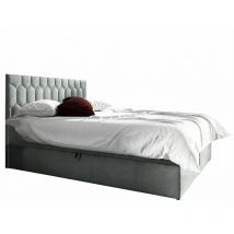 Lit continental Baltimore 181, Fresh 33, Double, Continental, 180x200, Tapisserie, Sommier à lattes, 180x208x103cm