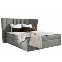 Lit continental Baltimore 184, Magic Velvet 2217, Continental, Double, 140x200, Tapisserie, Sommier à lattes, 193x214x103cm