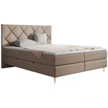 Mobilier1 - Lit continental ComfiDream 192, Verita 16, Double, Continental, 160x200, Tapisserie, Sommier à lattes, 168x207x117cm