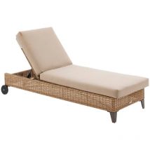 Hesperide - Lit de piscine Boali Savana aluminium résine tressée et polyester - Hespéride