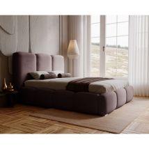 Emporius - Lit 180x200 Merkad - Marron (Magic Velvet 2205)