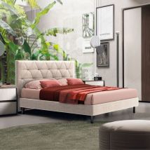 Iperbriko - Lit double avec rangement 160x200 cm