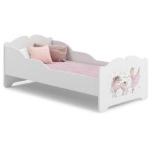 Lit enfant Anna 140x70 - Fille avec licorne