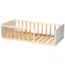 Laïba Kids - Lit Enfant Berceau de la Mer 70x140 Blanc Naturel