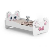 Lit enfant Chat Rose 140x70